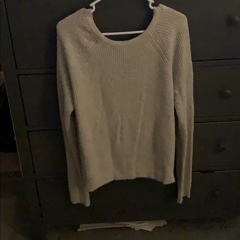 Open back sweater